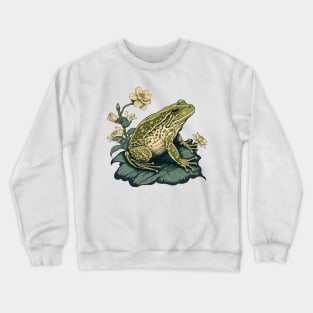 Ukiyo-e Frog Crewneck Sweatshirt